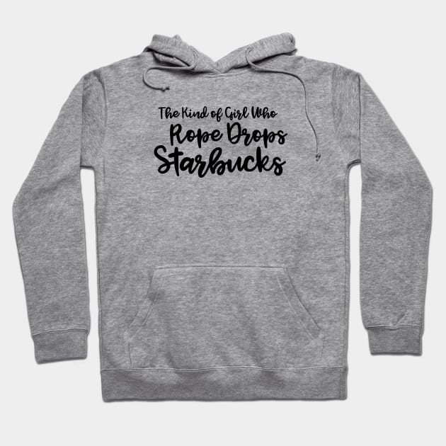 Rope Drop Starbucks Hoodie by DisneyPocketGuide